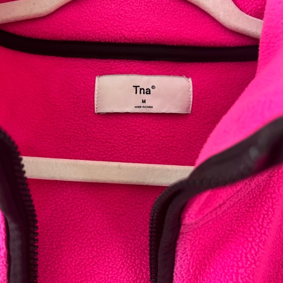 TNA neon pink zip up jacket Medium - Picture 2 of 7